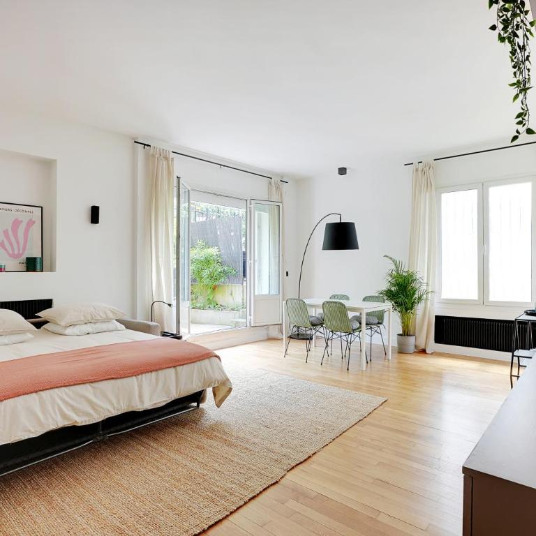 Suite Double Jardin Ranelagh - Appartement 1 Chambre avec Terrasse - 4