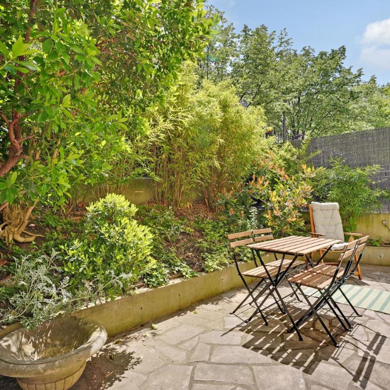 Suite Double Jardin Ranelagh - Appartement 1 Chambre avec Terrasse - 12