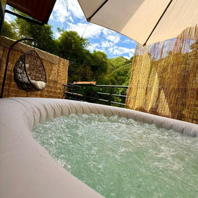 Glamping de lujo en Buga, jacuzzi-Río-Naturaleza-Piscina - Double Room with Mountain View - 1