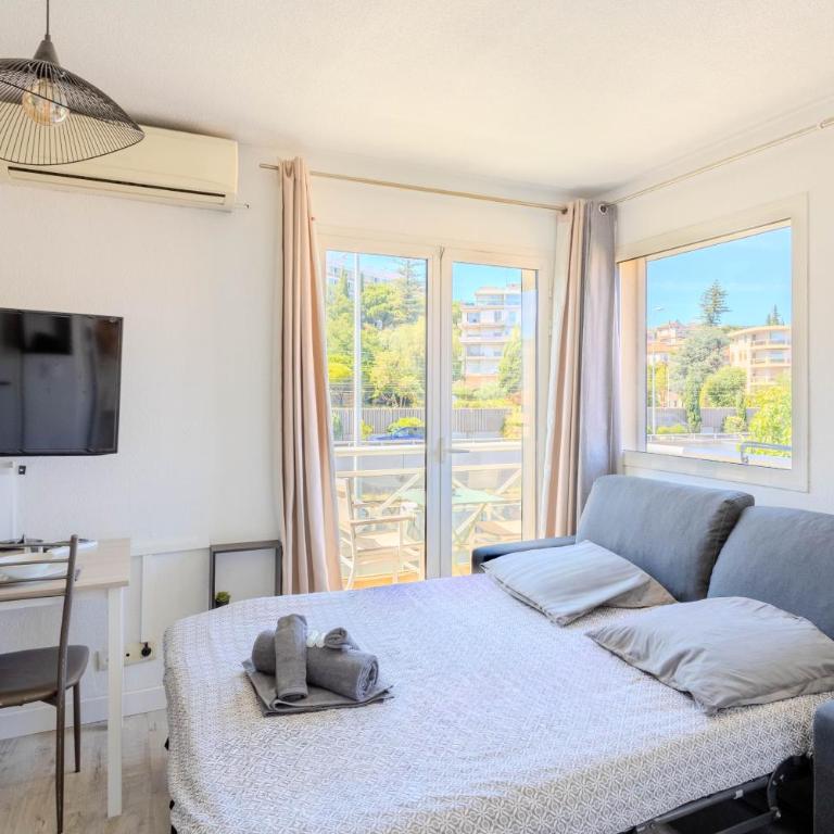 Nice Studio avec climatisation proche des plages - Appartement 1 Chambre - 8