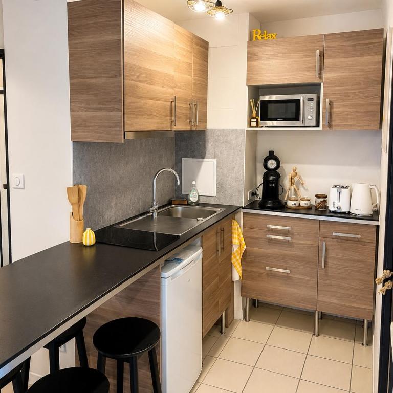Yellow Cosy -Nancy Centre - Terrasse privée - Appartement 1 Chambre - 5