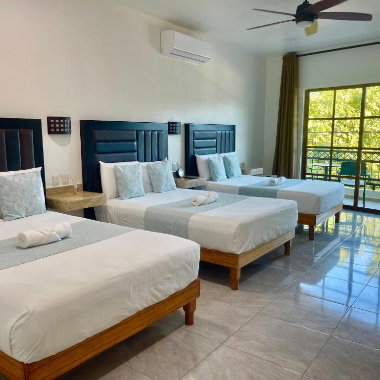 Hotel Alux Bacalar - Dreibettzimmer - 1