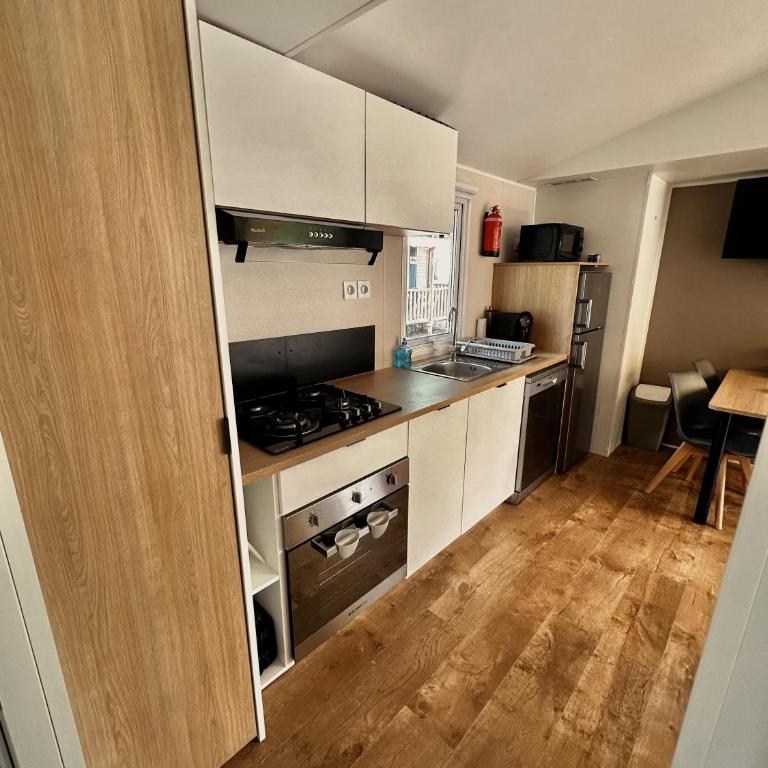 Mobil home camping 4 étoiles les Viviers 2 chambres - Mobile Home - 4
