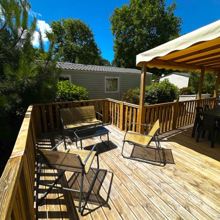 Mobil home camping 4 étoiles les Viviers 2 chambres - Mobile Home - 12