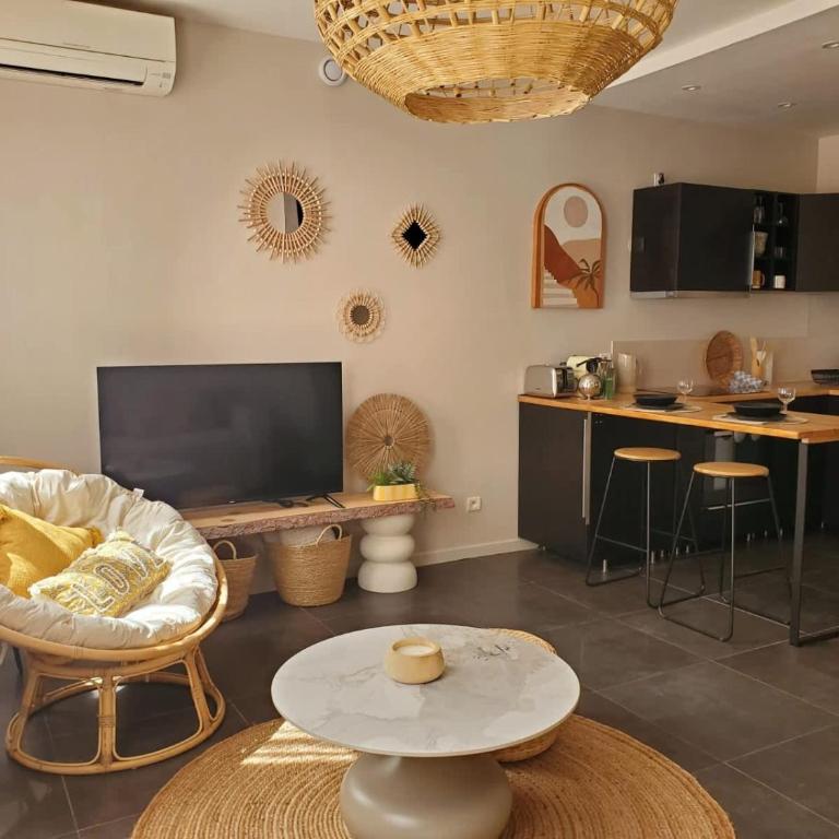 La terrasse des amandiers - clim - centre - Appartement - 21