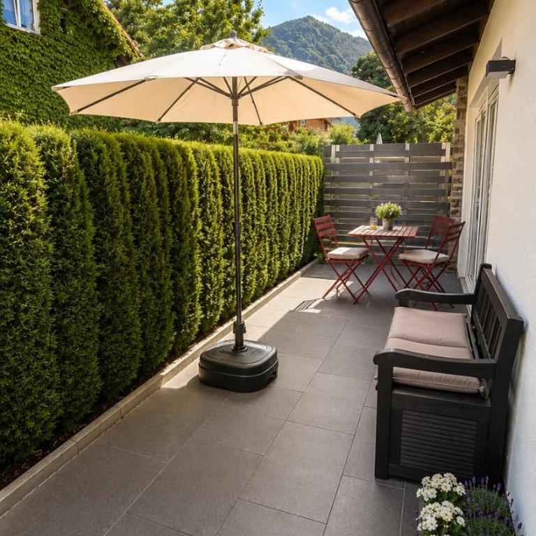 Allgäu Living l Ferienhaus 5 Apartments - Sauna - Balkon - Garten - Parkplatz - Familienfreundlich - Apartment mit 2 Schlafzimmern - 9