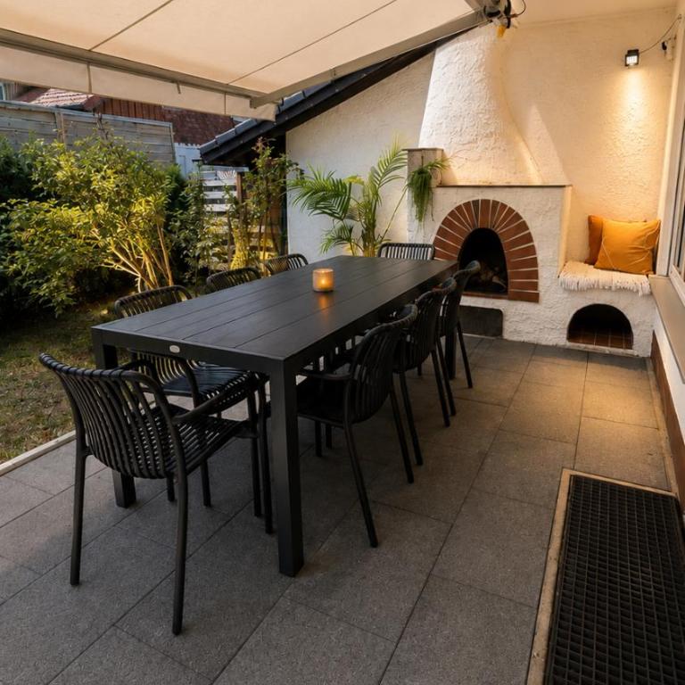 Allgäu Living l Ferienhaus 5 Apartments - Sauna - Balkon - Garten - Parkplatz - Familienfreundlich - Apartment mit 2 Schlafzimmern und Gartenblick - 15