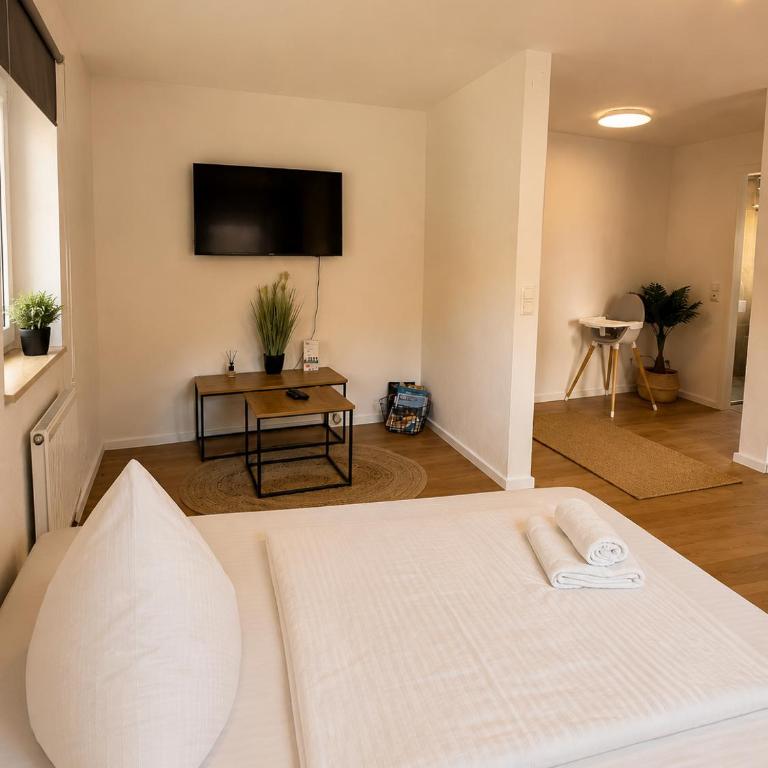 Allgäu Living l Ferienhaus 5 Apartments - Sauna - Balkon - Garten - Parkplatz - Familienfreundlich - Apartment mit 1 Schlafzimmer - 9