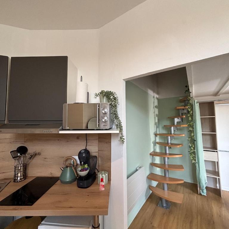 Studio Céladon de la Gare 3 minutes à pied - Appartamento con 1 Camera da Letto - 1