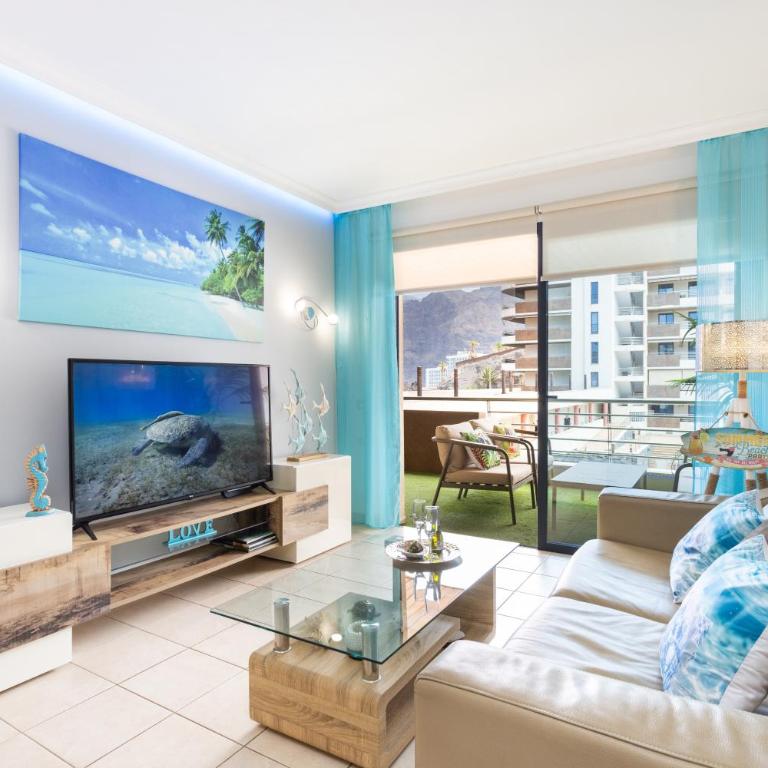 Tropical Gigantes # Sea views # Pool # Hot tub - One-Bedroom Apartment with Balcony and Mountain View - 17