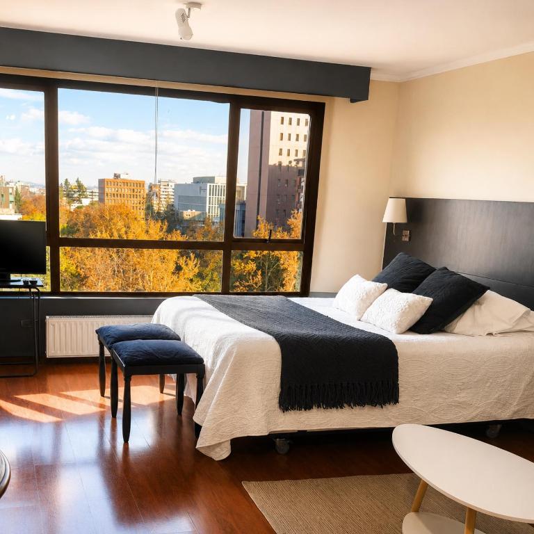 LOFT pedro de Valdivia a pasos costanera center con estacionamiento - One-Bedroom Apartment - 1