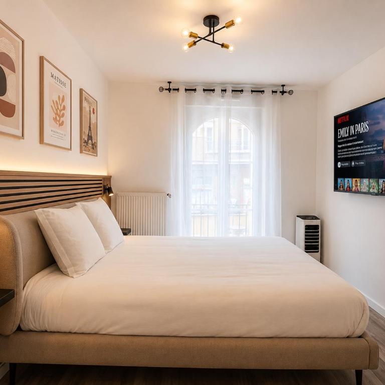 Disneyland Paris 5 Min Air Conditioning Free Parking RER A Paris - Apartment mit 2 Schlafzimmern - 11