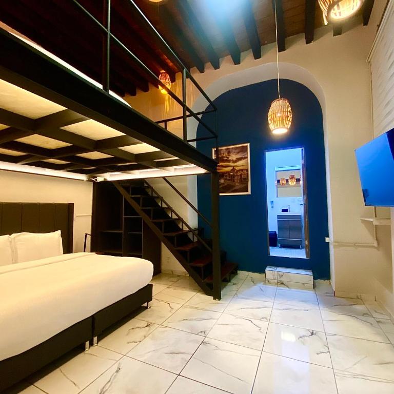 Casa Regina CDMX - Superior Doppelzimmer mit 2 Doppelbetten - 8