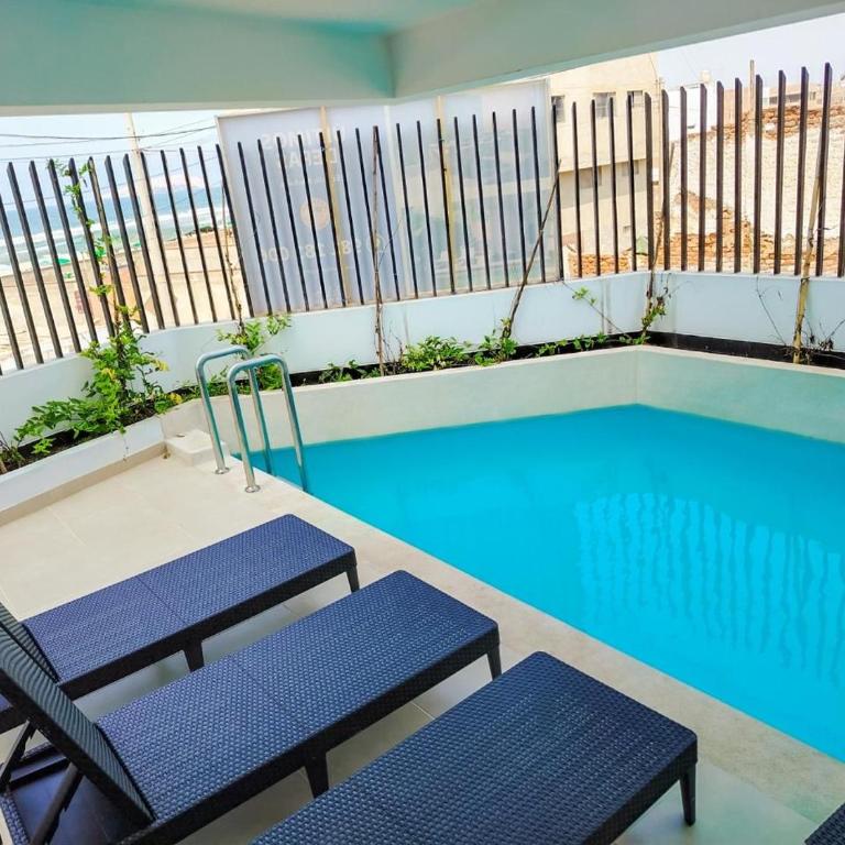 Depa de playa relax y confort a pasos del mar - Three-Bedroom Apartment - 3