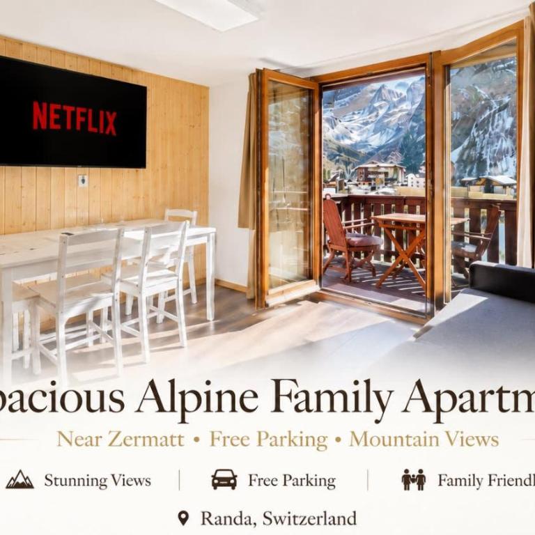 Spacious Alpine Family Apartment near Zermatt - Apartment - 1
