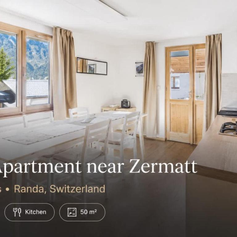 Family Apartment near Zermatt with Stunning Views - Apartment - 1