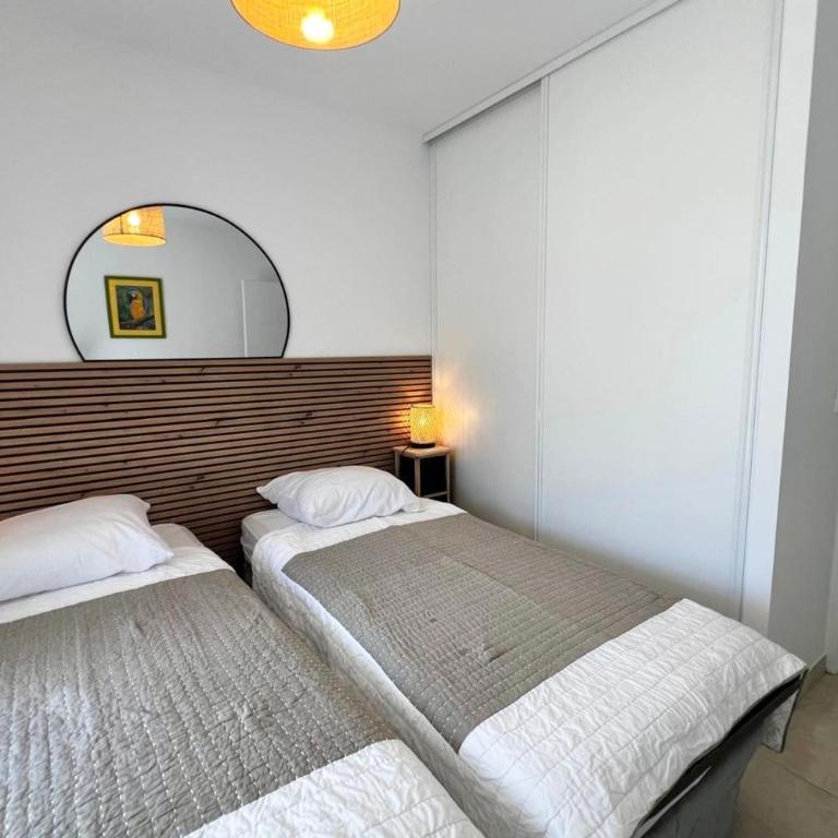 Villeneuve Loubet - Appartement en rez de jardin - 4 personnes - Piscine - Appartement - 14