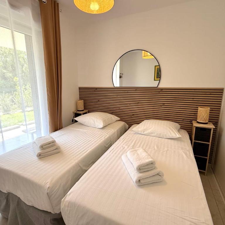 Villeneuve Loubet - Appartement en rez de jardin - 4 personnes - Piscine - Appartement - 13