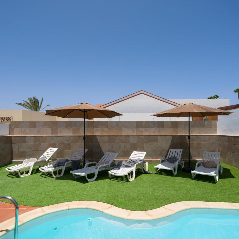 3-BR, VILLA, private pool, in the heart of Corralejo! - Villa 3 Chambres - 2