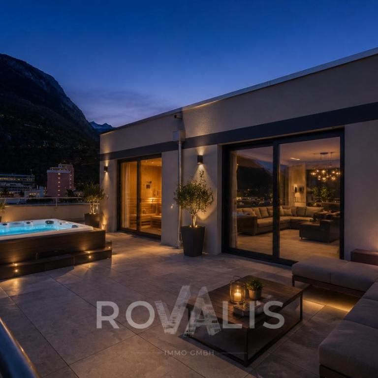 Brig Panorama Spa - Apartment mit 1 Schlafzimmer - 3