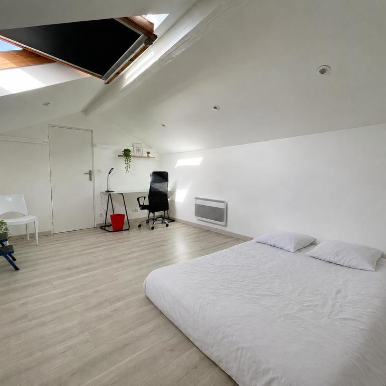 Grande Chambre avec parking possible en supplément, BORDEAUX BASTIDE - Chambre Double - 10