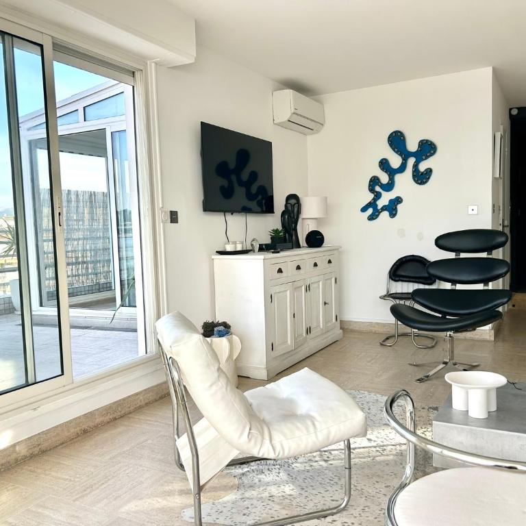Riviera rooftop - front de mer avec terrasse dans le centre - Apartment mit 2 Schlafzimmern - 4