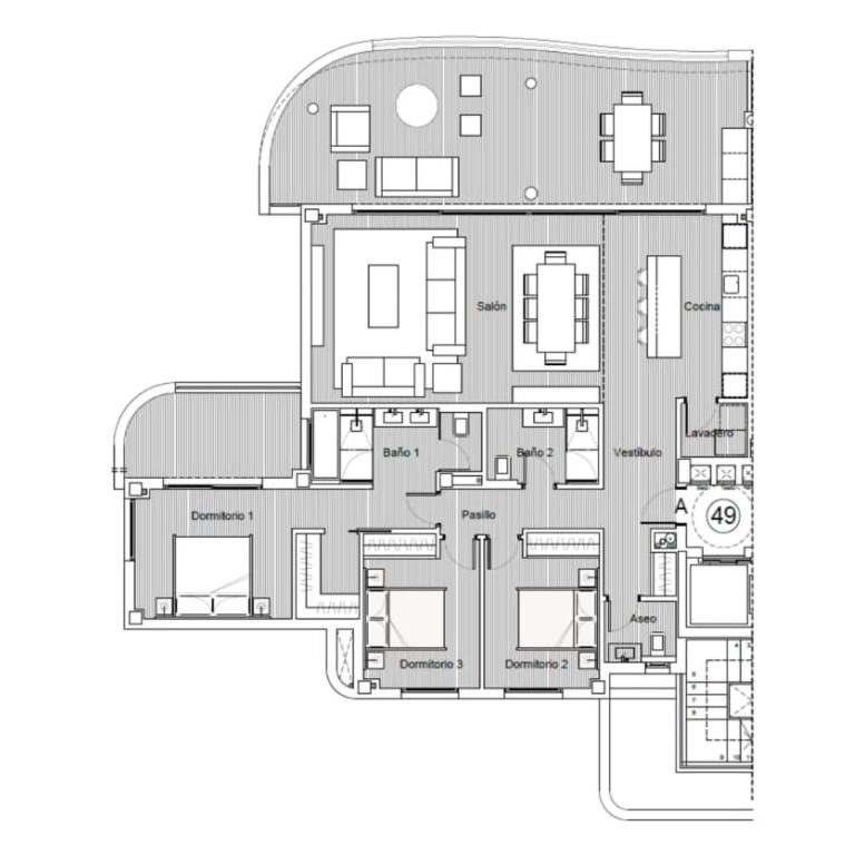 Amazing 3 bedroom with seaviews in Higueron - Apartamento de 3 dormitorios - 2