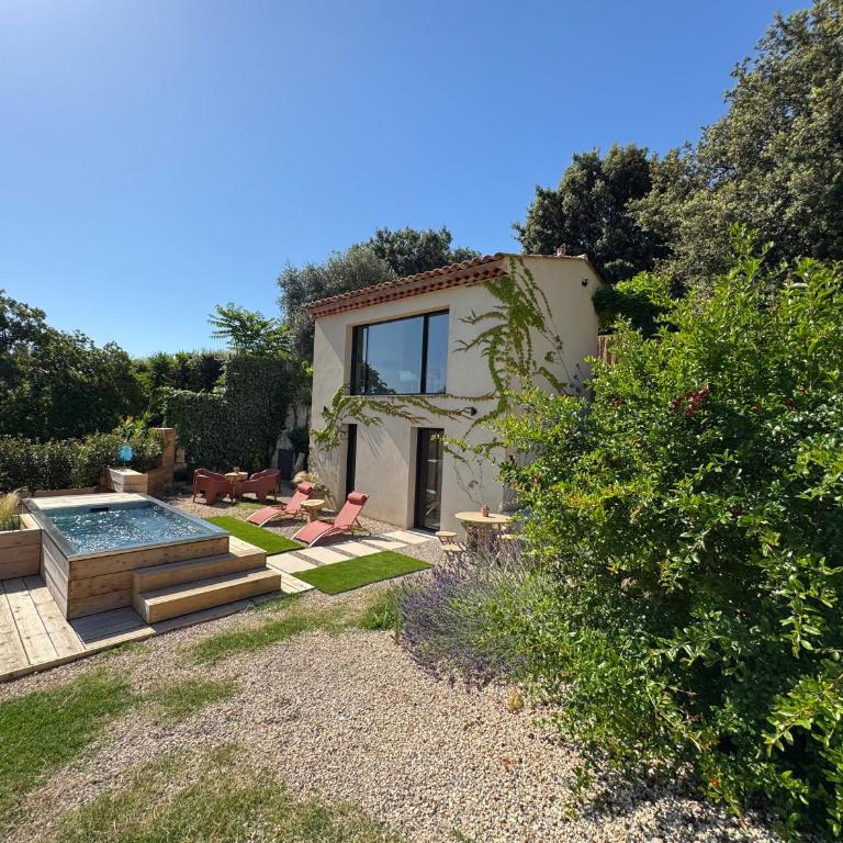 Tiny House - St-Paul-de-Vence - private jacuzzi - panoramic view - Casa con 1 dormitorio - 15