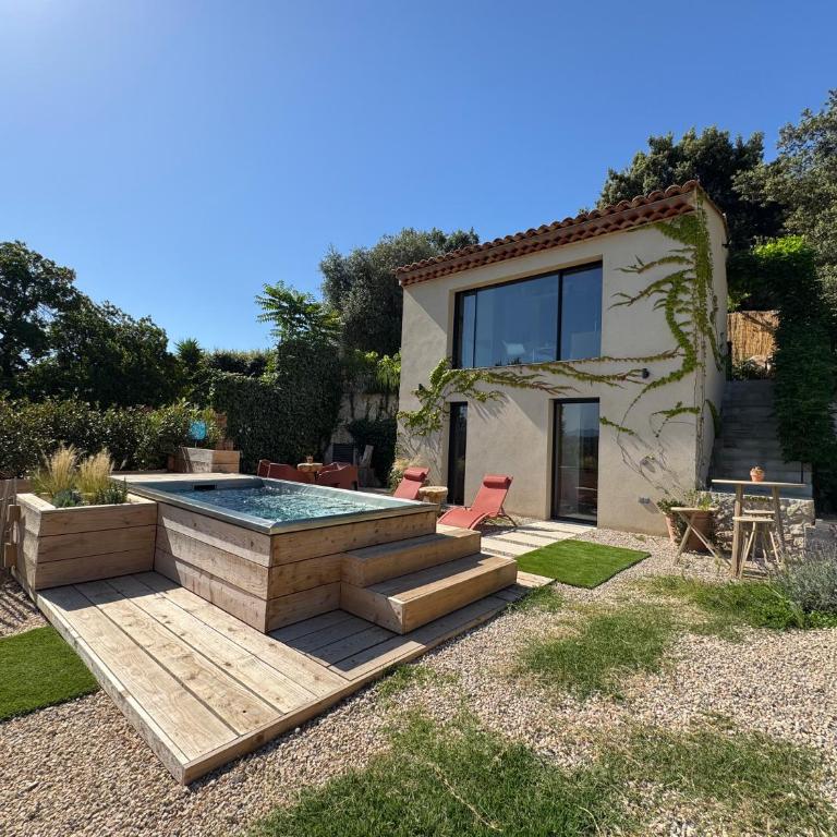 Tiny House - St-Paul-de-Vence - private jacuzzi - panoramic view - Casa con 1 dormitorio - 8