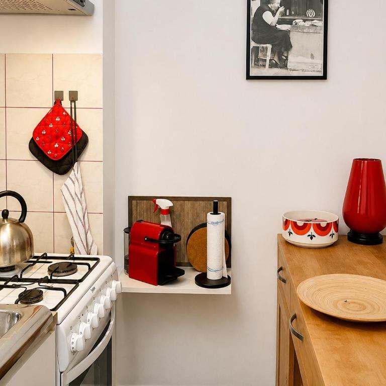 Midcentury design with a view - Apartment mit 1 Schlafzimmer, Balkon und Meerblick - 23