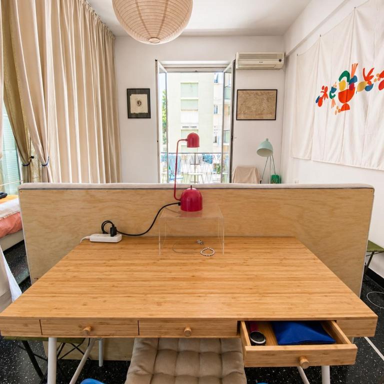 Midcentury design with a view - Apartment mit 1 Schlafzimmer, Balkon und Meerblick - 33