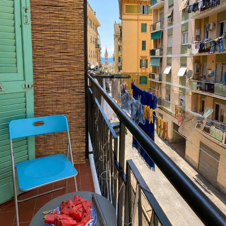 Midcentury design with a view - Apartment mit 1 Schlafzimmer, Balkon und Meerblick - 52