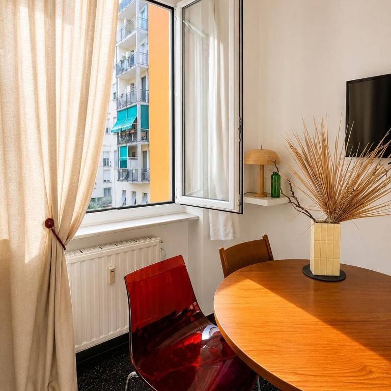 Midcentury design with a view - Apartment mit 1 Schlafzimmer, Balkon und Meerblick - 12