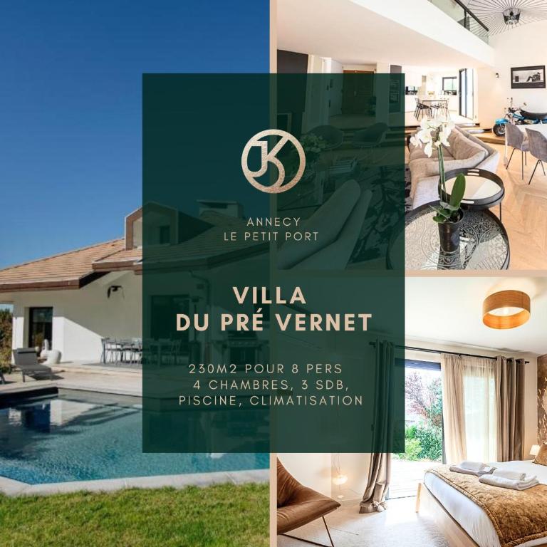 Villa du Pré Vernet - piscine, jardin, climatisation, proche lac - Villa - 1