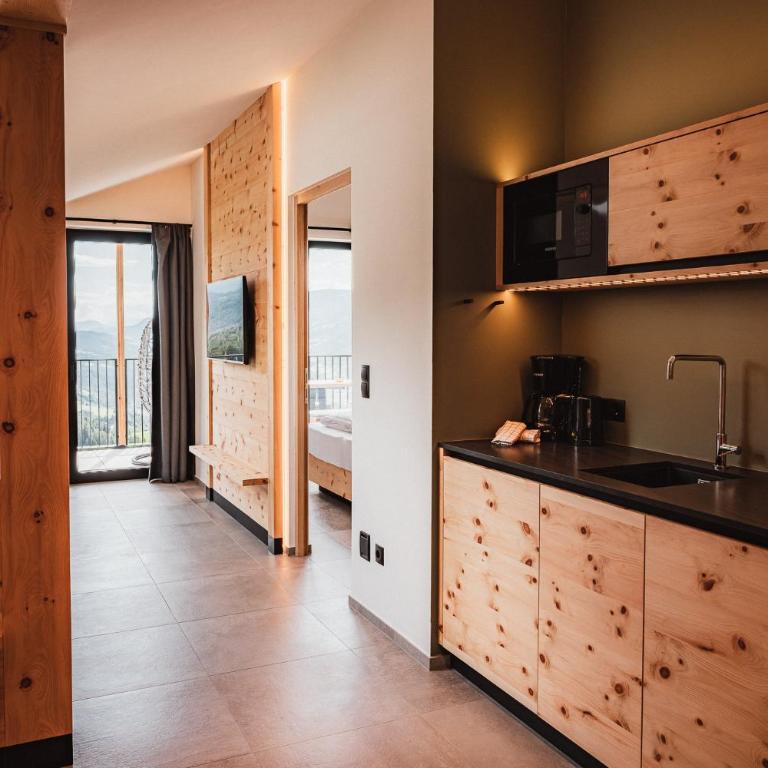 Aparthotel Bacher - Appartamento con 1 Camera da Letto e Vasca Idromassaggio - 9