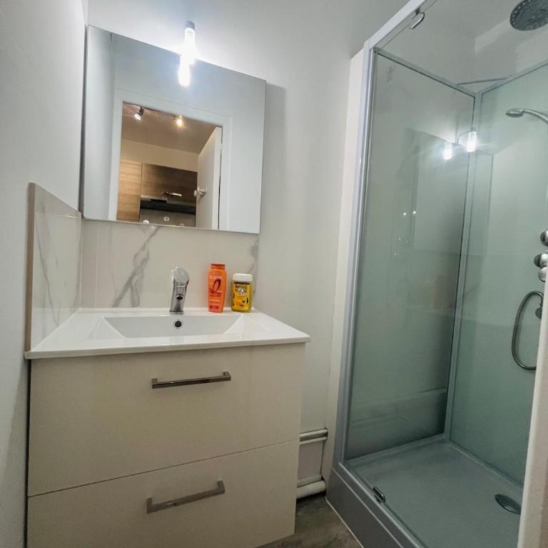 Modern Studio Near train Station and University du Havre - Apartment mit 1 Schlafzimmer - 7
