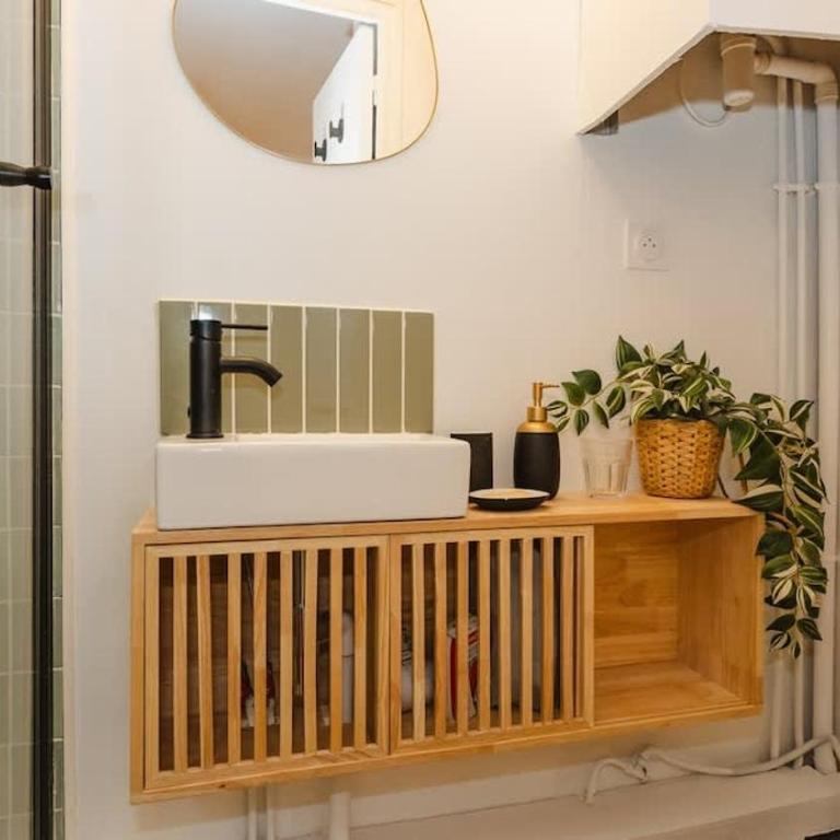 Studio Le Petit Guéhenno - Studio Lit Queen-Size - 5