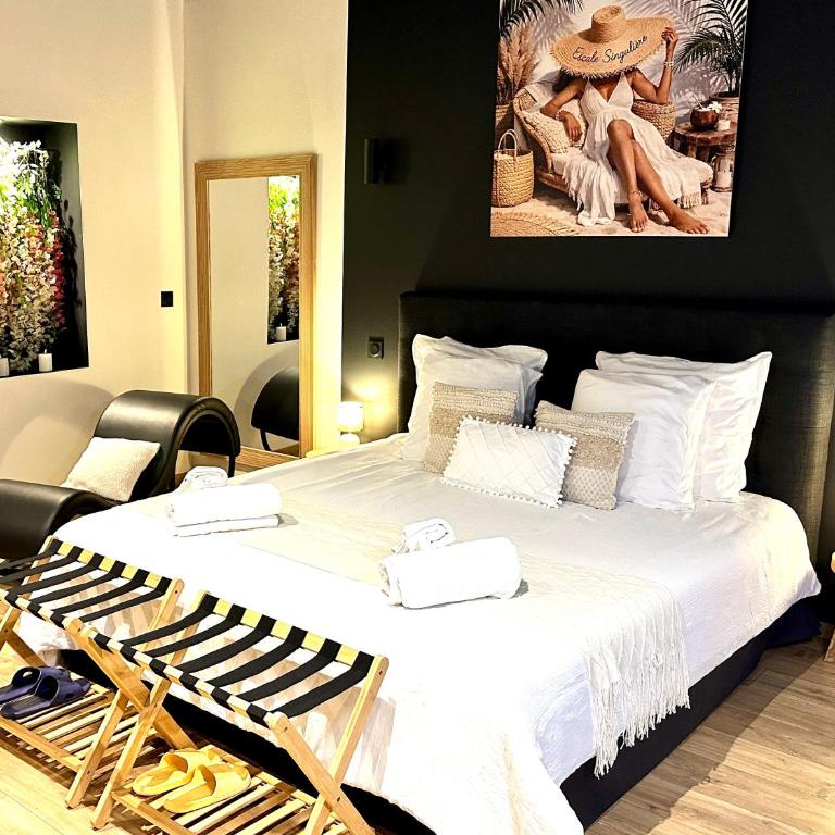 Escale Singulière - Balnéo, patio et confort 4 étoiles - Apartamento de 1 dormitorio - 2