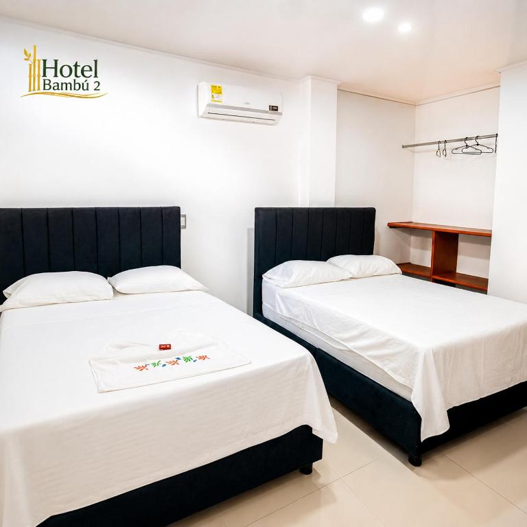 Hotel Bambù 2 - Habitación Doble con baño privado - 2 camas - 1