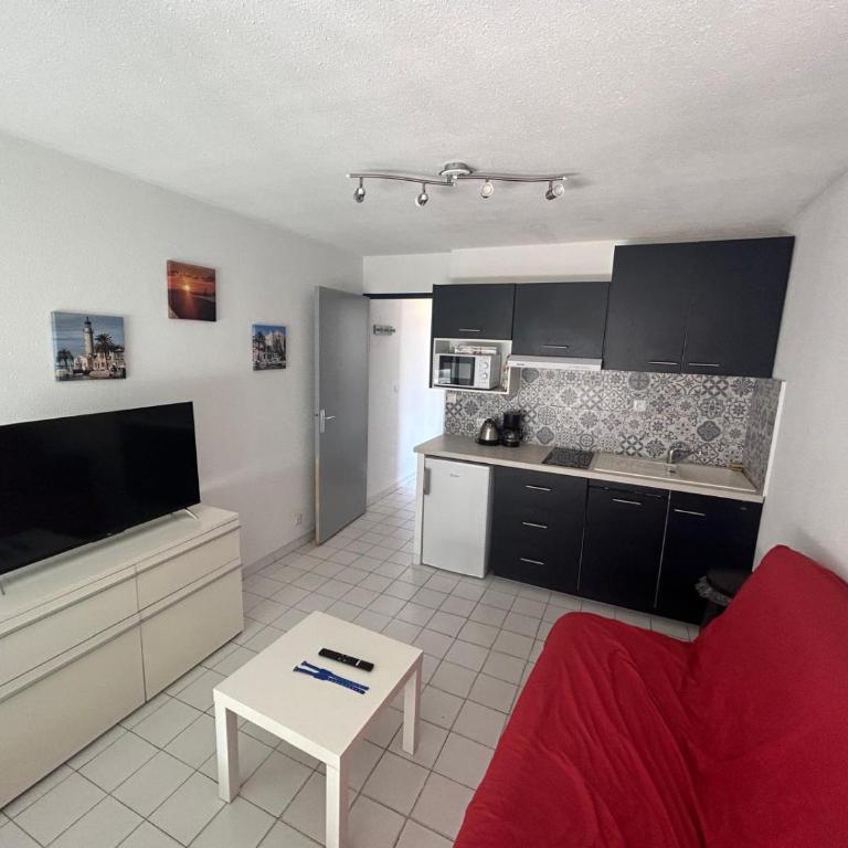 Appartement au calme T2 refait à neuf, 2 vélos, avec 2 piscines, 400 m de la mer - Appartamento con 1 Camera da Letto - 3