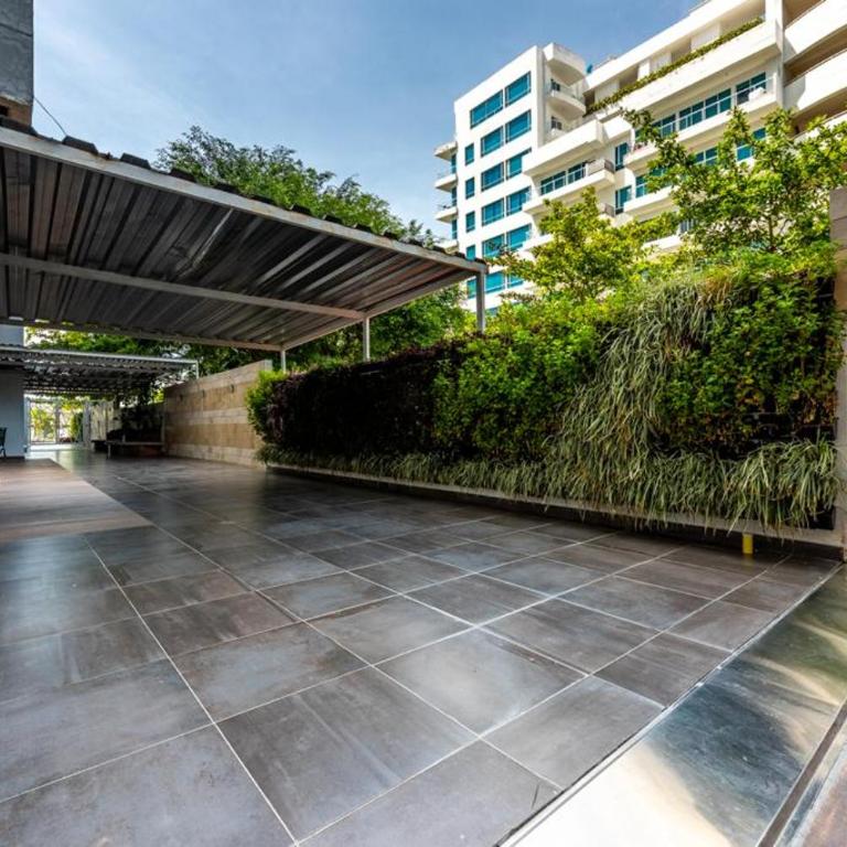 Cartagena Centro de Convenciones Hotel de las Americas con salida a playa 2BR Wifi - Two-Bedroom Apartment with Garden View - 49