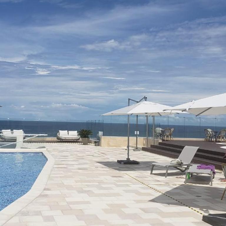 Cartagena Centro de Convenciones Hotel de las Americas con salida a playa 2BR Wifi - Two-Bedroom Apartment with Garden View - 51