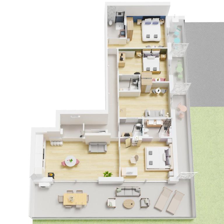 Lantern Penthouse - Apartamento Deluxe de 4 dormitorios - 52