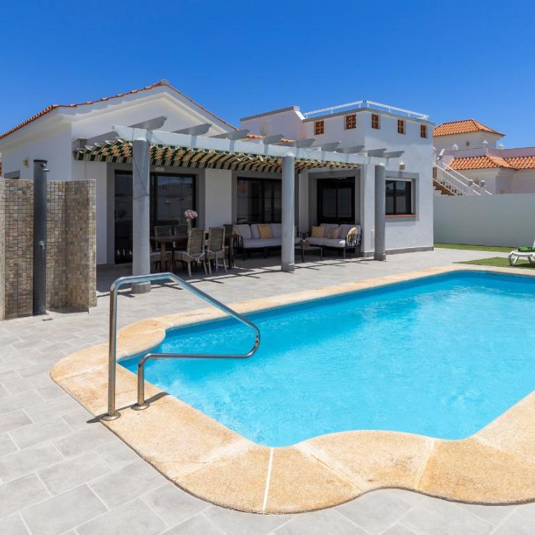 Villa with private pool, near beach and golf Caleta de Fuste- Villa Charlotte - Villa avec Piscine Privée - 4