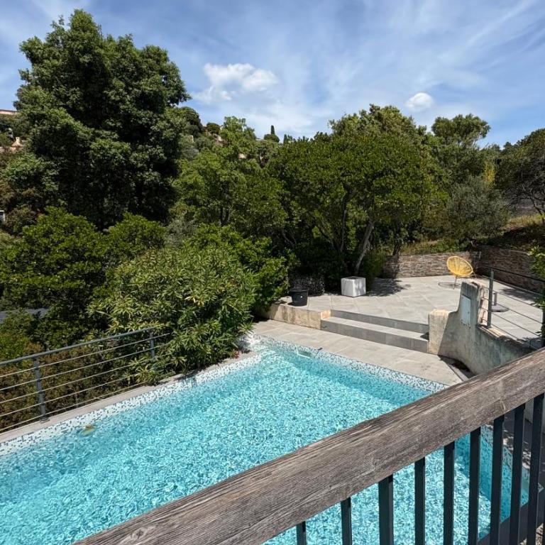 Maison 120m2, 3CH, piscine, terrain arboré, vue mer - Villa 3 Chambres - 1