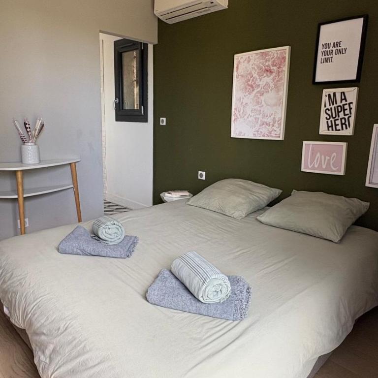 Maison 120m2, 3CH, piscine, terrain arboré, vue mer - Villa 3 Chambres - 10