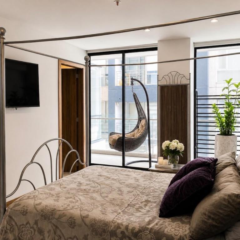 Luxury Executive Suite, Security24h, Parque La Carolina - One-Bedroom Apartment - 2