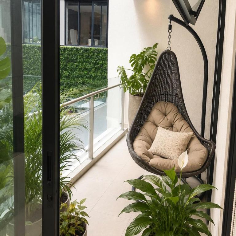 Luxury Executive Suite, Security24h, Parque La Carolina - One-Bedroom Apartment - 5
