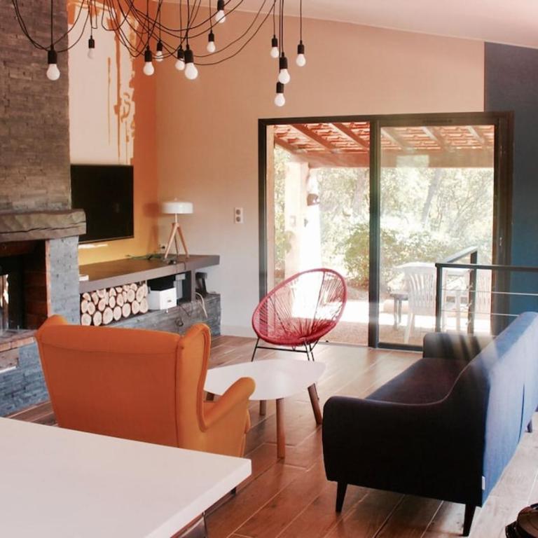 Maison 120m2, 3CH, piscine, terrain arboré, vue mer - Villa 3 Chambres - 3