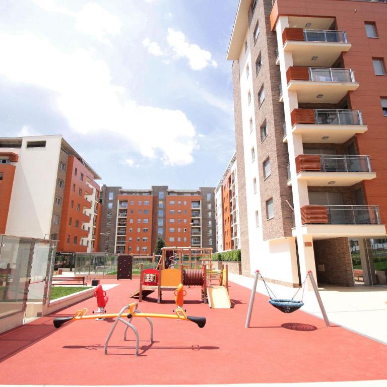 Apartment Glam A block Delta City New Belgrade - Studio avec Vue sur Jardin - 15